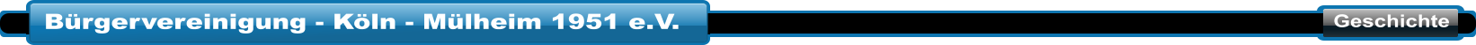 Bürgervereinigung - Köln - Mülheim 1951 e.V. Geschichte